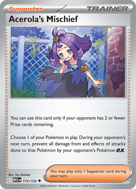 Acerola's Mischief - 113/132 - Uncommon (Español LA)