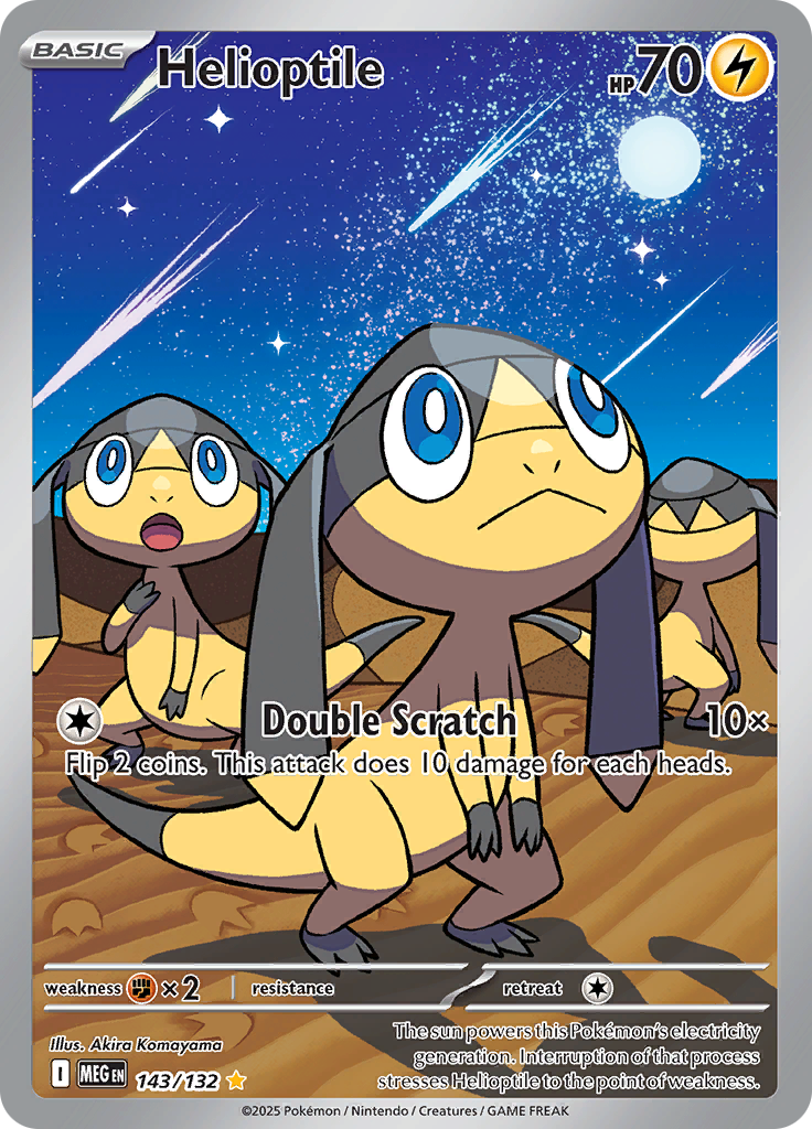 Helioptile - 143/132 - Art Rare
