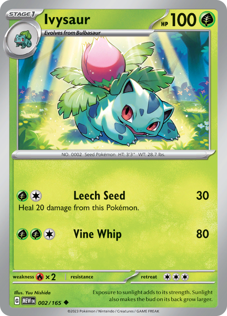 Ivysaur - 002/165 - Uncommon