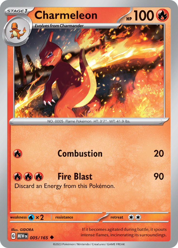 Charmeleon - 005/165 - Uncommon