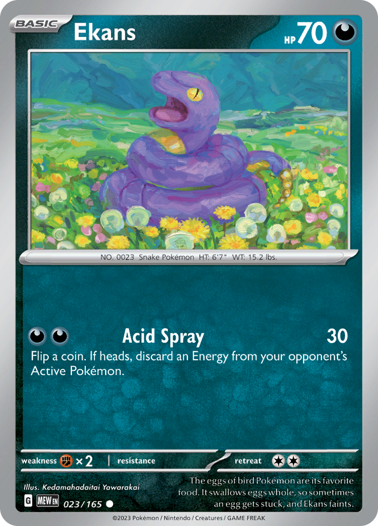 Ekans - 023/165 - Common