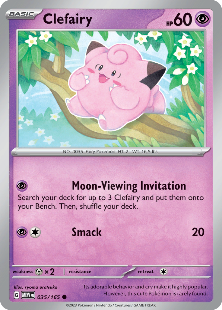 Clefairy - 035/165 - Common (Español)