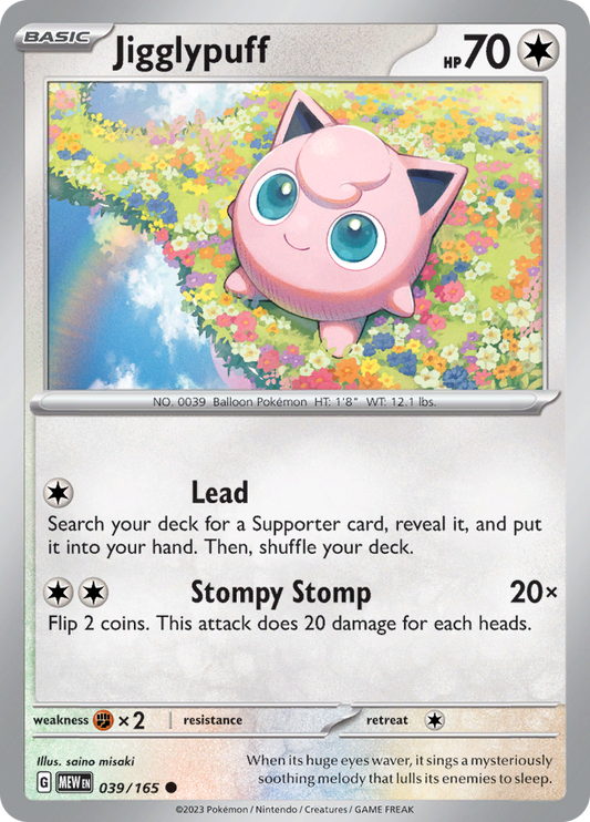 Jigglypuff - 039/165 - Common