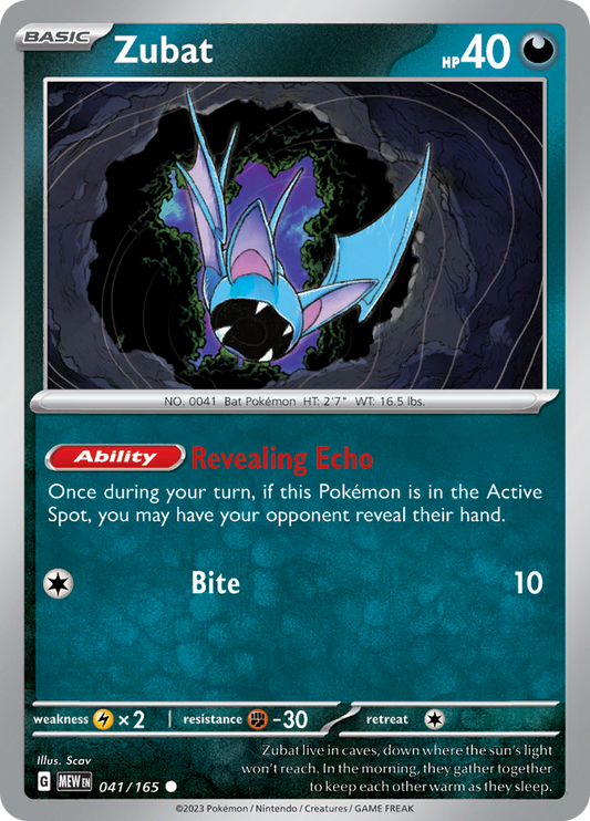 Zubat - 041/165 - Common (Español)