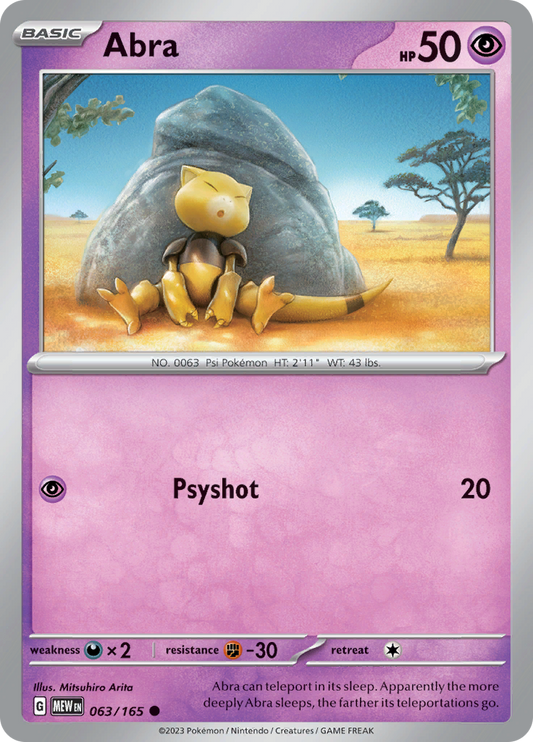 Abra - 063/165 - Common