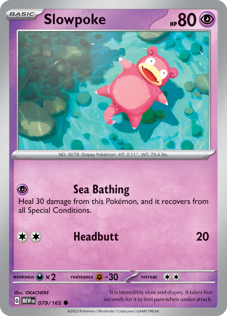 Slowpoke - 079/165 - Common (Español)
