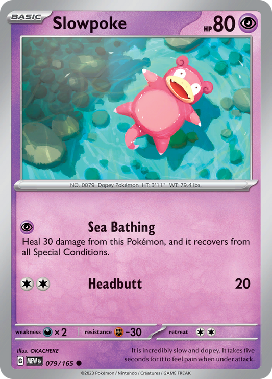 Slowpoke - 079/165 - Common (Español)