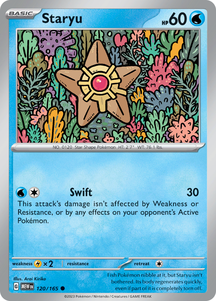 Staryu - 120/165 - Common (Español)