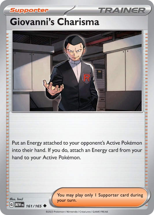 Giovanni's Charisma - 161/165 - Uncommon