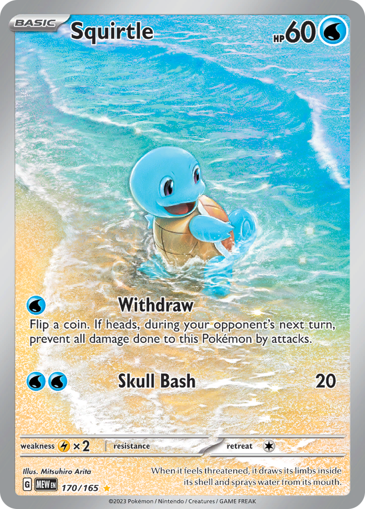 Squirtle - 170/165 - Illustration Rare