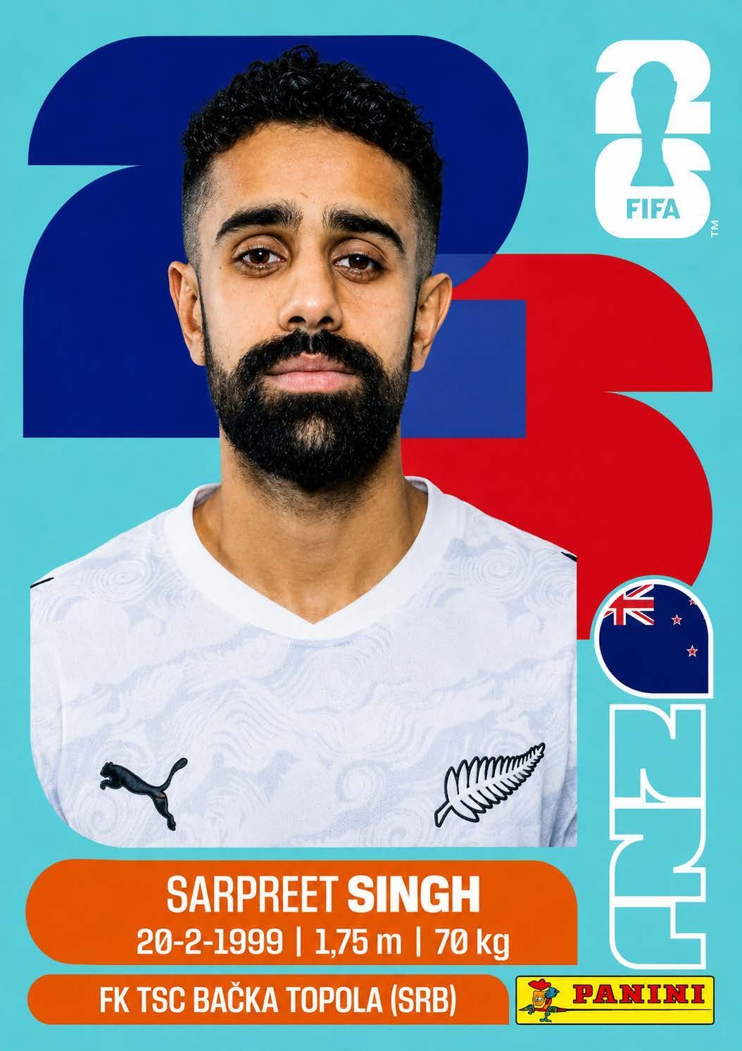 Sarpreet Singh - Nueva Zelanda - NZL11