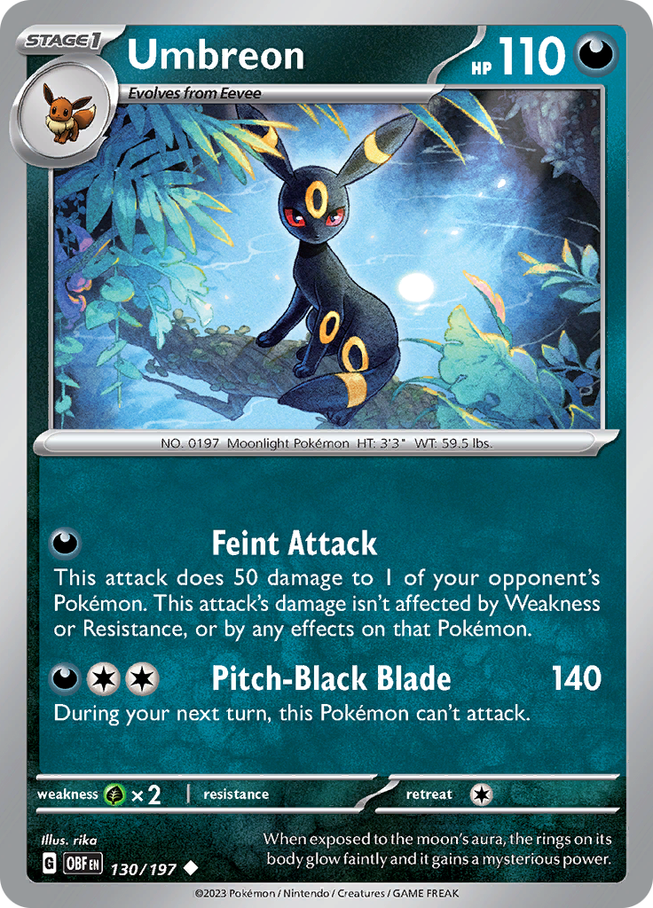 Umbreon - 130/197 - Uncommon (Español)