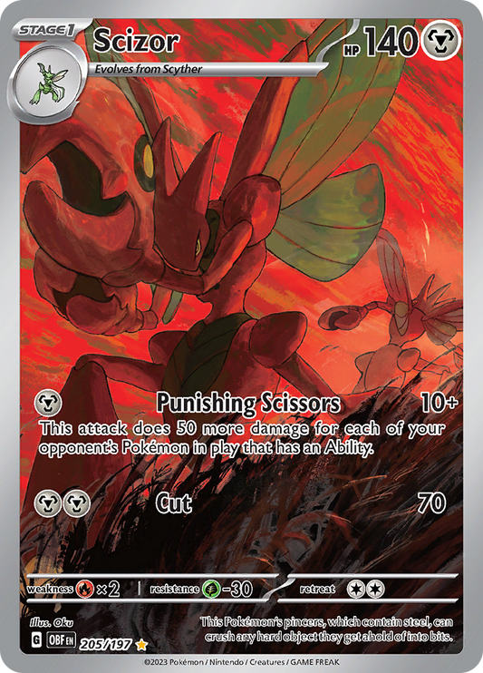Scizor - 205/197 - Illustration Rare