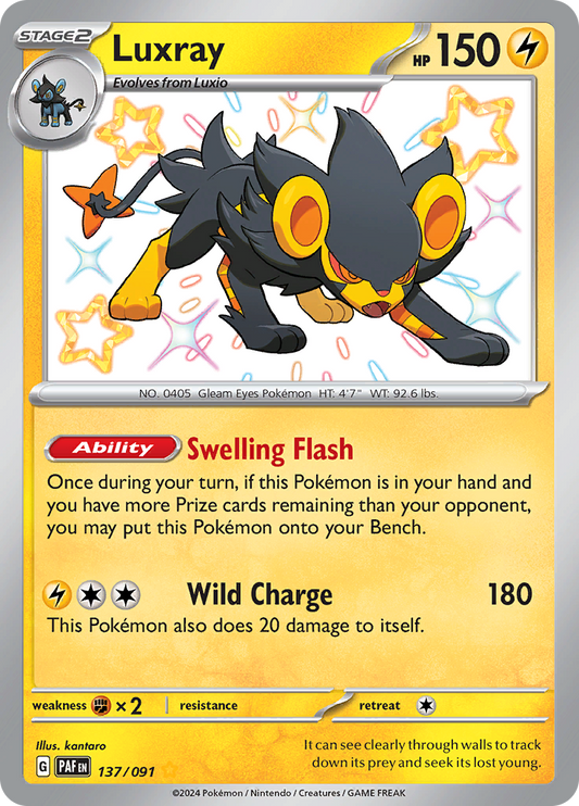 Luxray - 137/091 - Shiny Rare