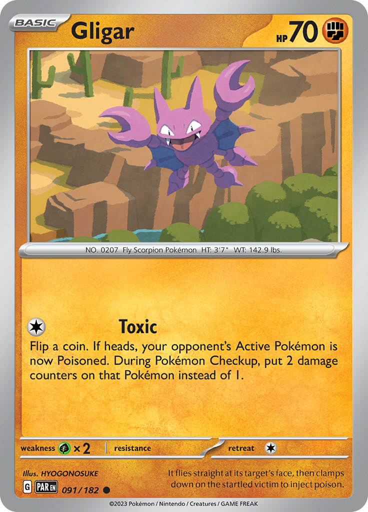Gligar - 091/182 - Common