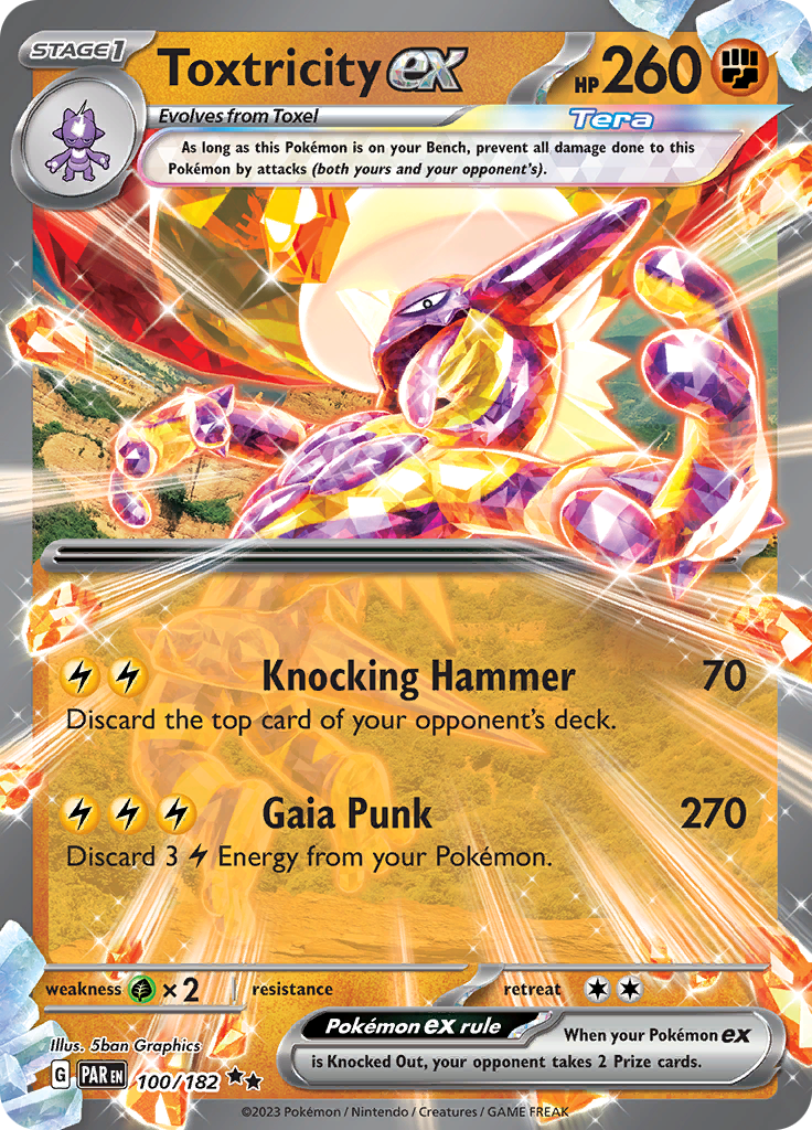 Toxtricity ex - 100/182 - Ultra Rare (Portugués)