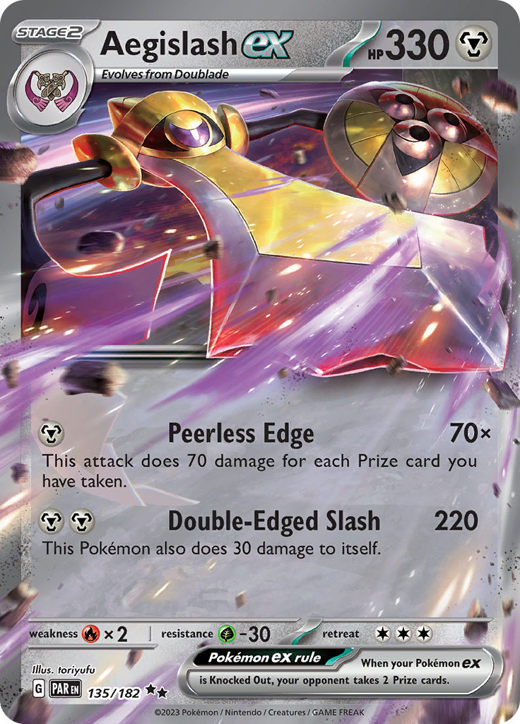 Aegislash ex - 135/182 - Ultra Rare