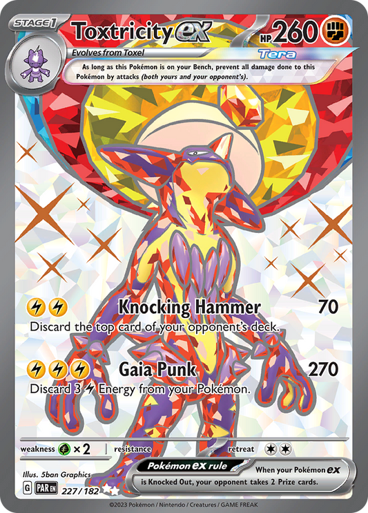 Toxtricity ex - 227/182 - Full Art Secret Rare (Español)