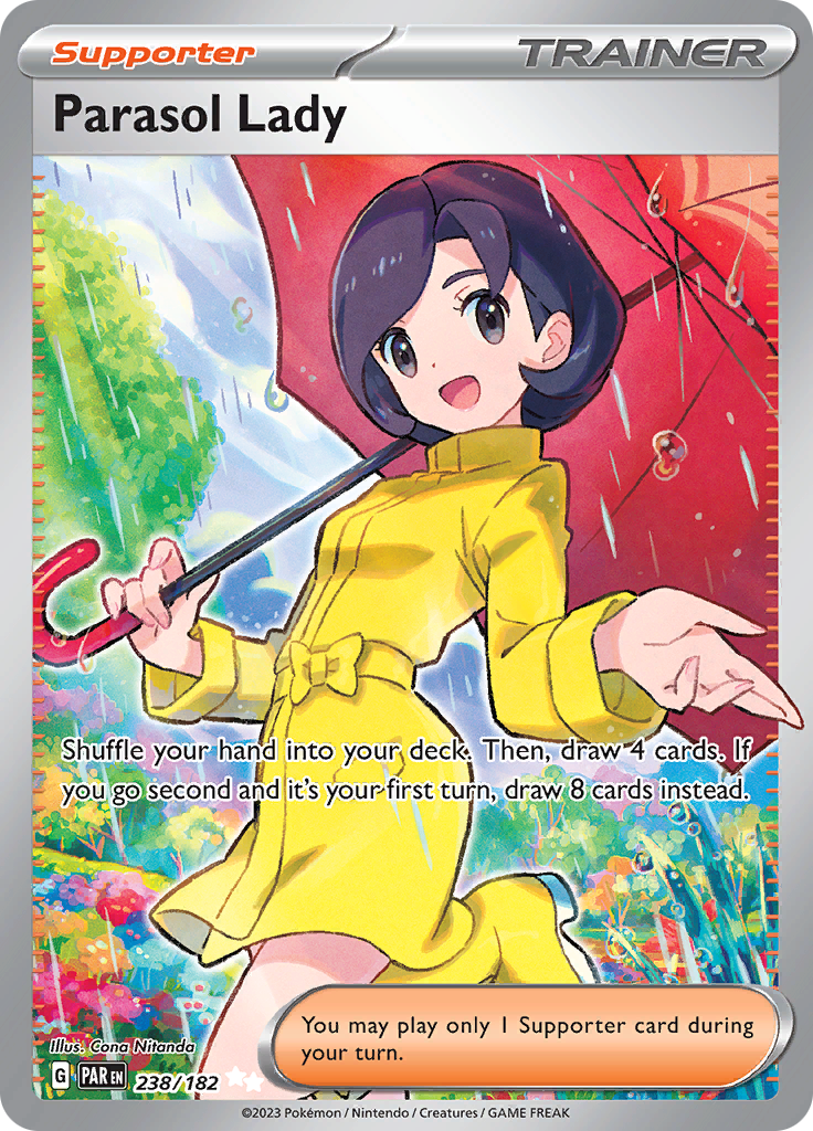 Parasol Lady - 238/182 - Full Art Secret Rare (Español)