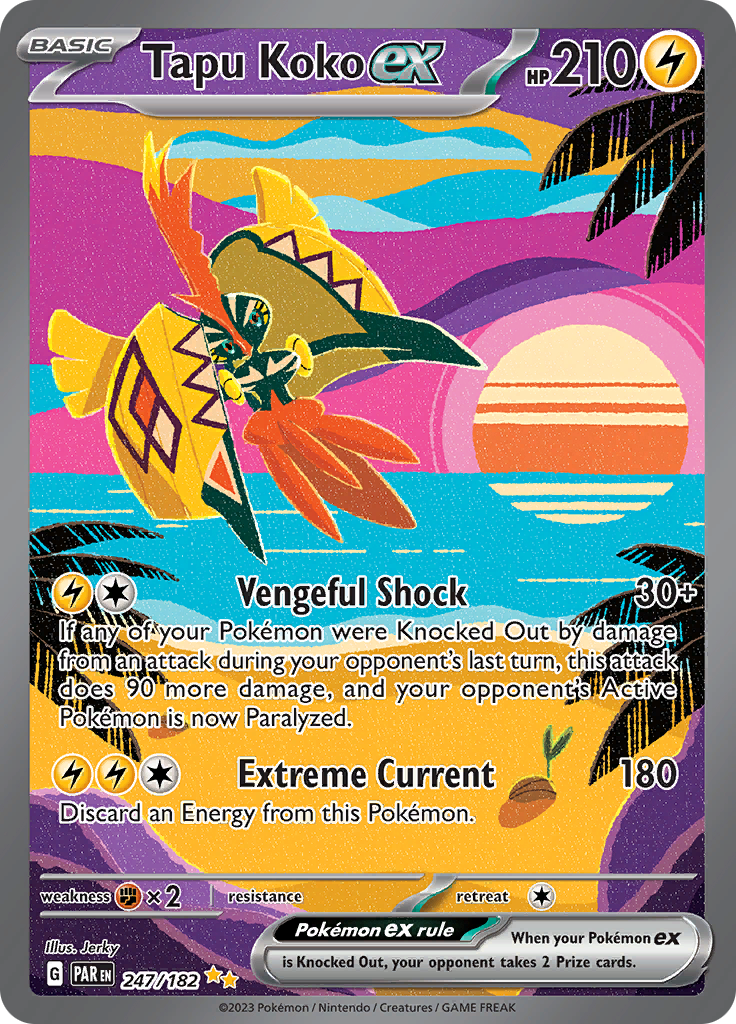 Tapu Koko ex - 247/182 - Special Illustration Rare