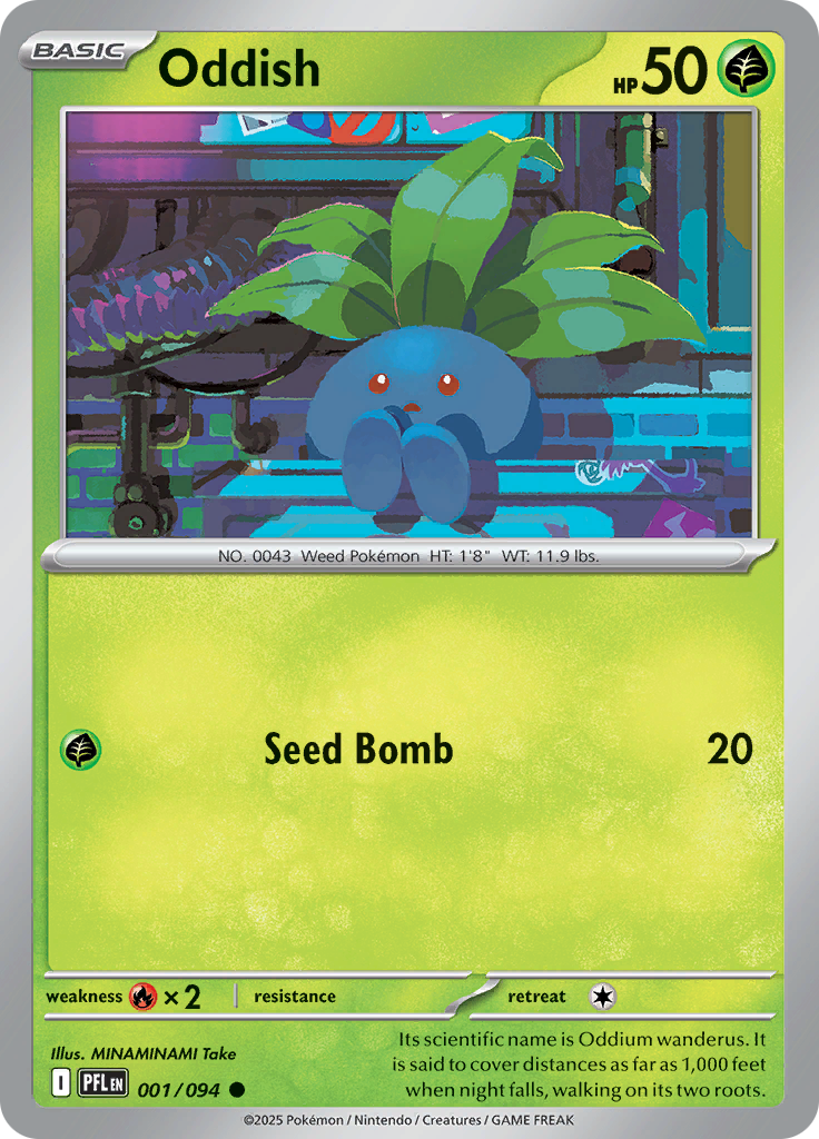 Oddish - 001/094 - Common (Español LA)