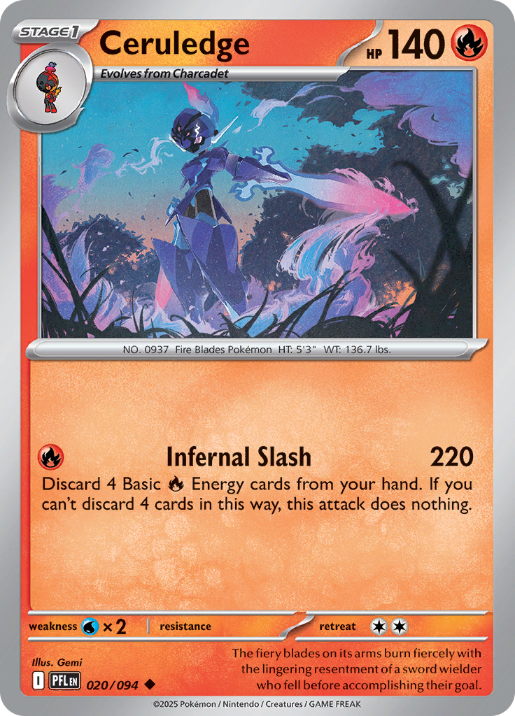 Ceruledge - 020/094 - Uncommon