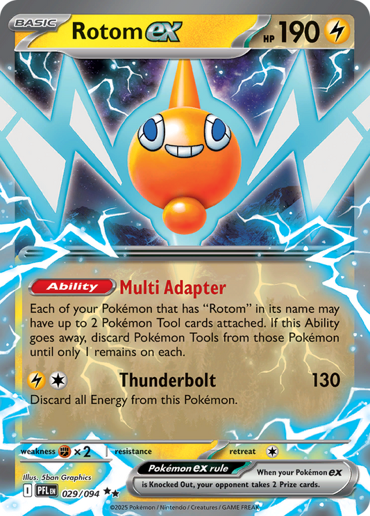 Rotom ex - 029/094 - Double Rare