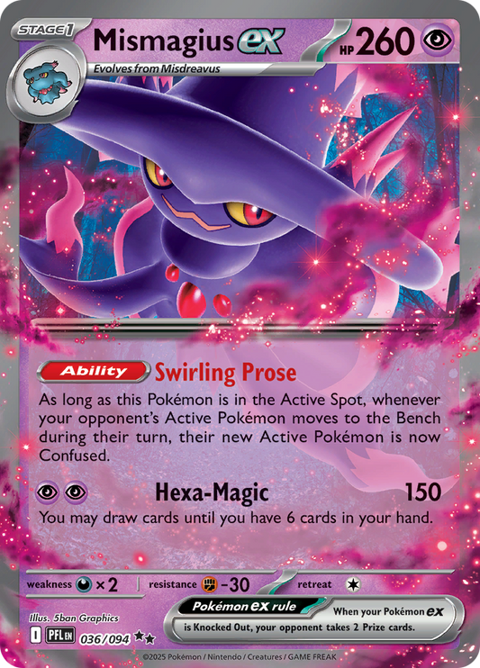 Mismagius ex - 036/094 - Double Rare