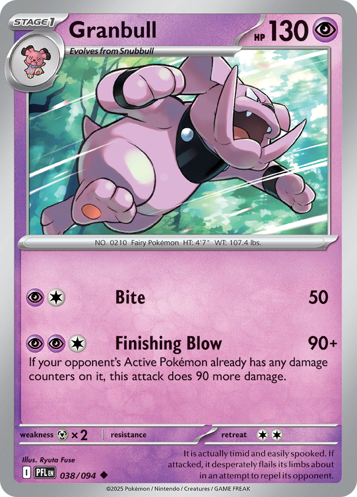 Granbull - 038/094 - Uncommon Reverse Holo (Español LA)