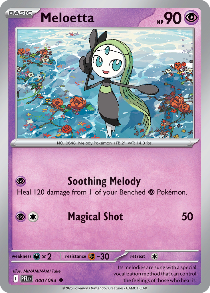 Meloetta - 040/094 - Uncommon Reverse Holo