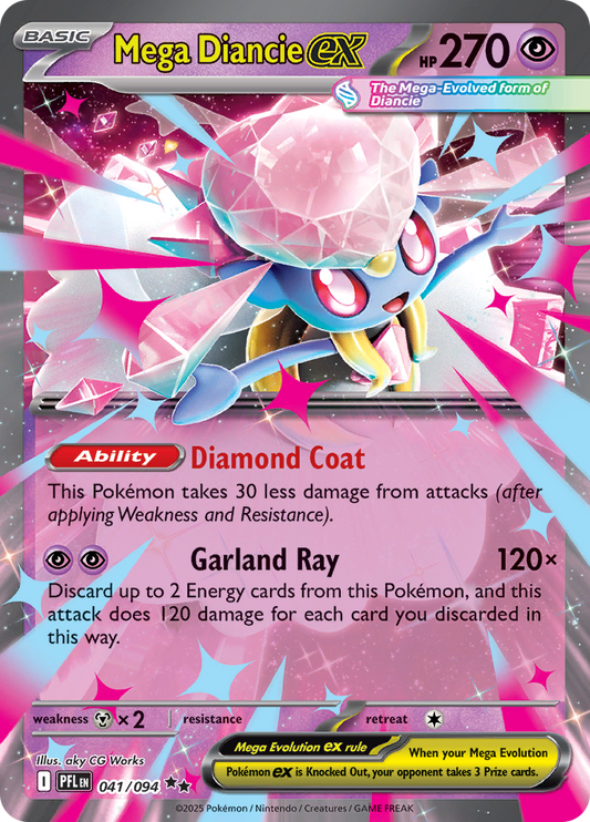 Mega Diancie ex - 041/094 - Double Rare