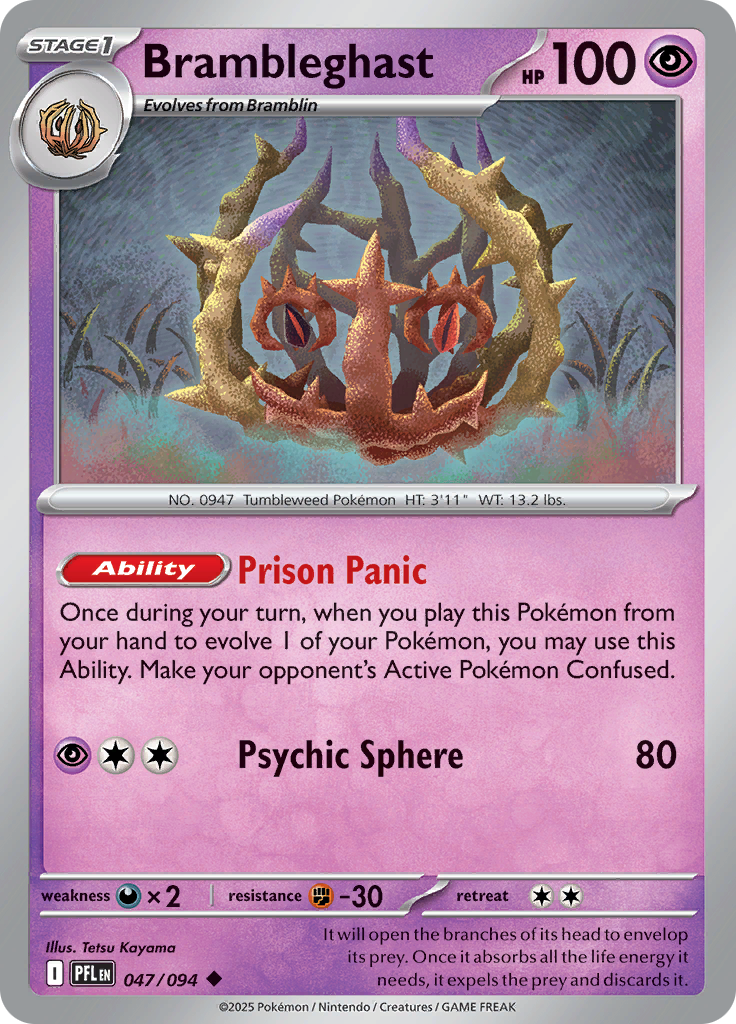 Brambleghast - 047/094 - Uncommon Reverse Holo (Español LA)
