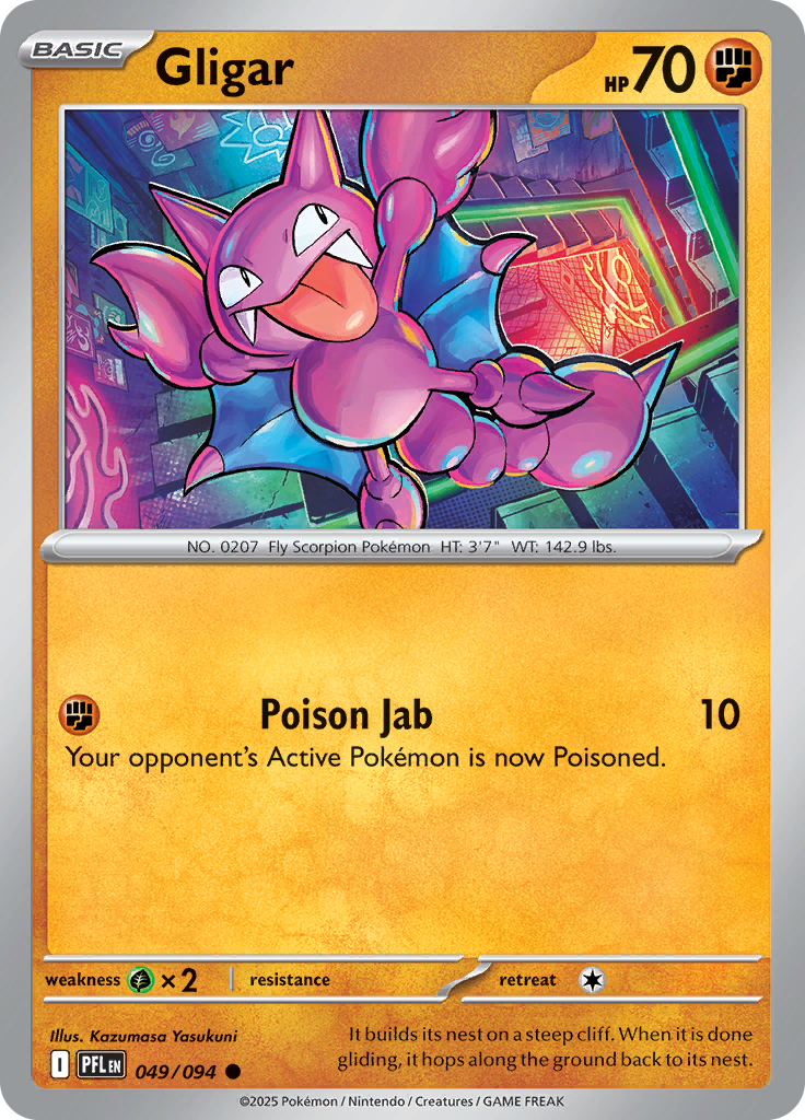 Gligar - 049/094 - Common Reverse Holo