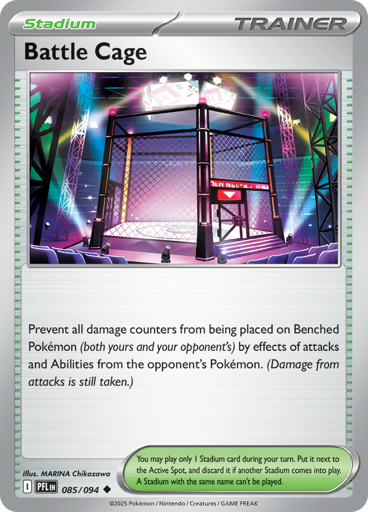 Battle Cage - 085/094 - Uncommon Reverse Holo