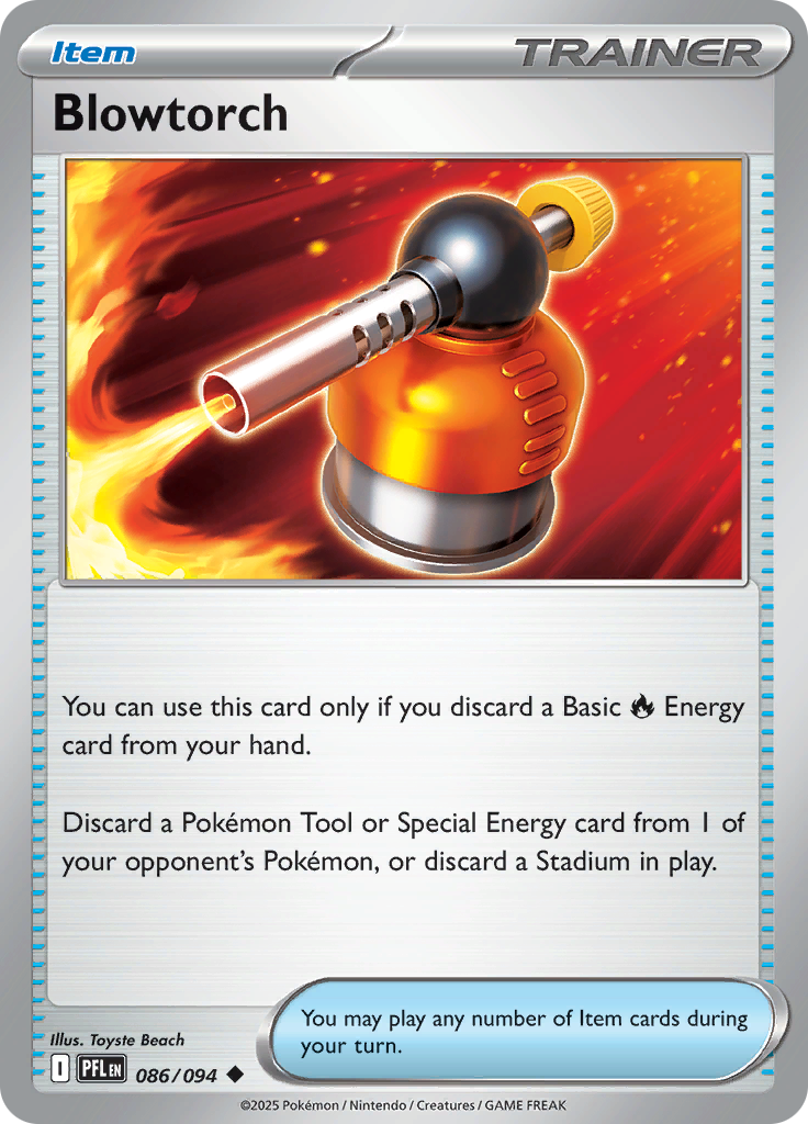 Blowtorch - 086/094 - Uncommon Reverse Holo (Español LA)