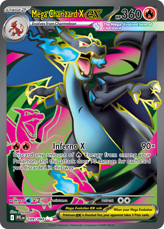 Mega Charizard X ex - 109/094 - Ultra Rare