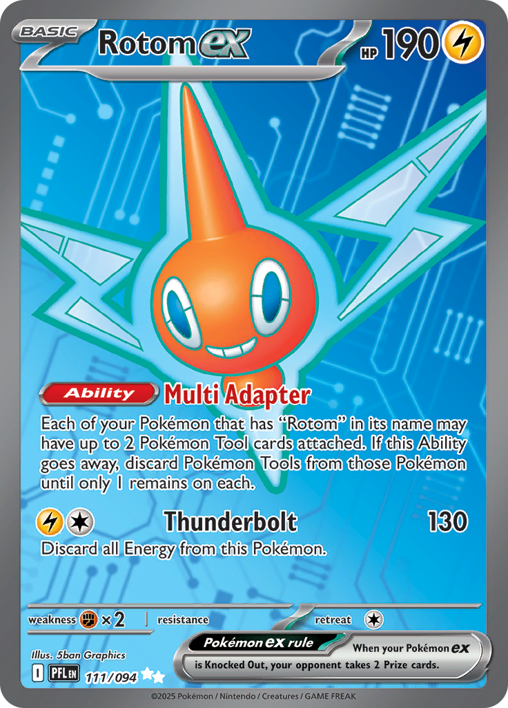 Rotom ex - 111/094 - Ultra Rare