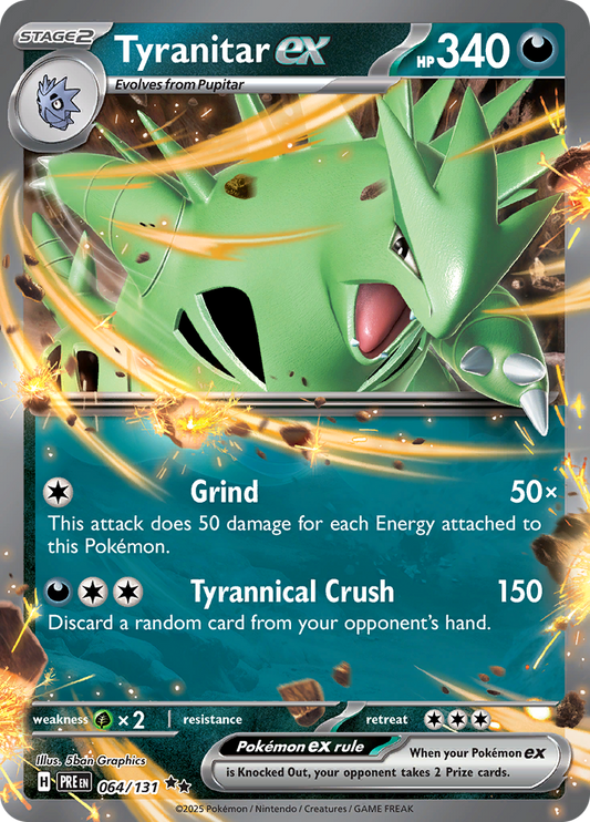 Tyranitar ex - 064/131 - Ultra Rare