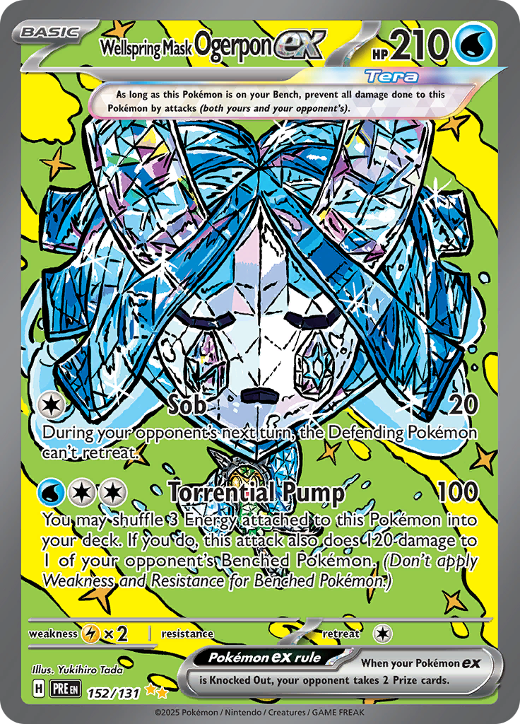 Wellspring Mask Ogerpon ex - 152/131 - Special Illustration Rare
