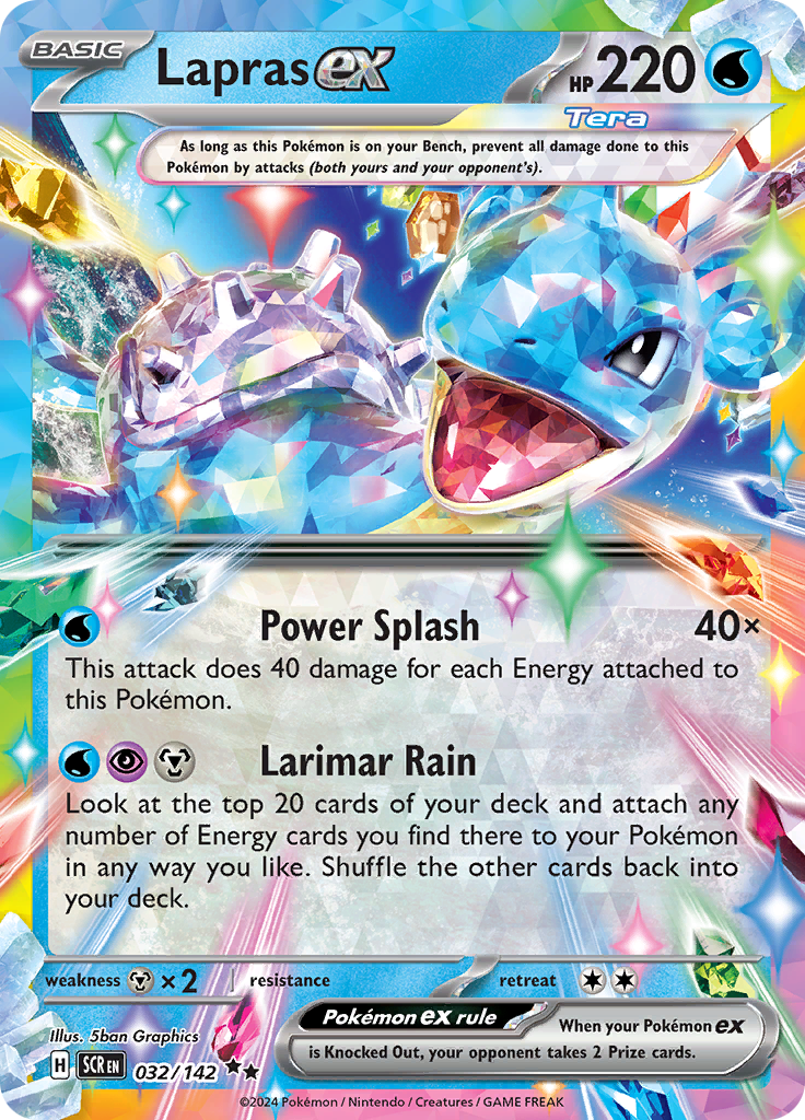 Lapras ex - 032/142 - Ultra Rare