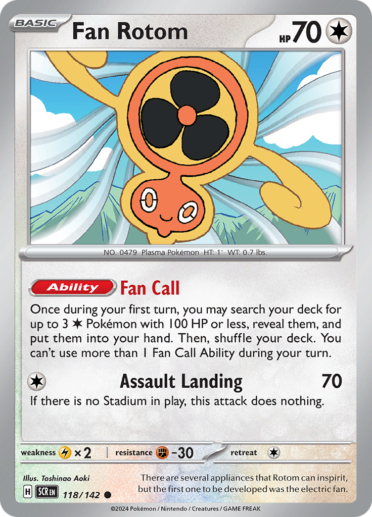 Fan Rotom - 118/142 - Common