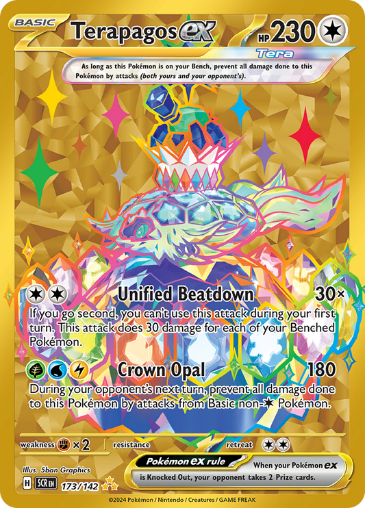 Terapagos ex - 173/142 - Gold Secret Rare
