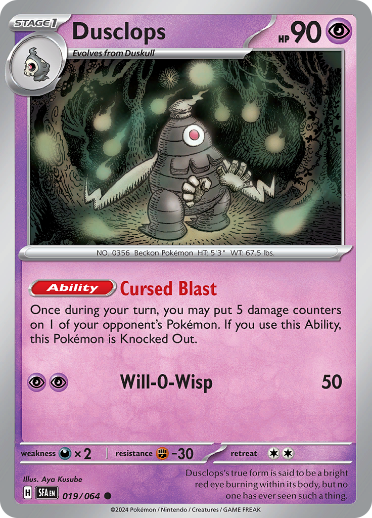 Dusclops - 019/064 - Common