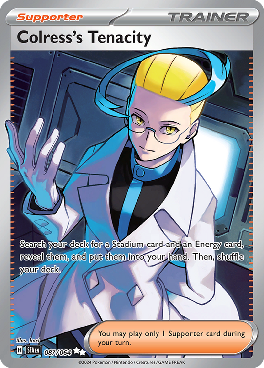 Colress's Tenacity - 087/064 - Full Art Secret Rare