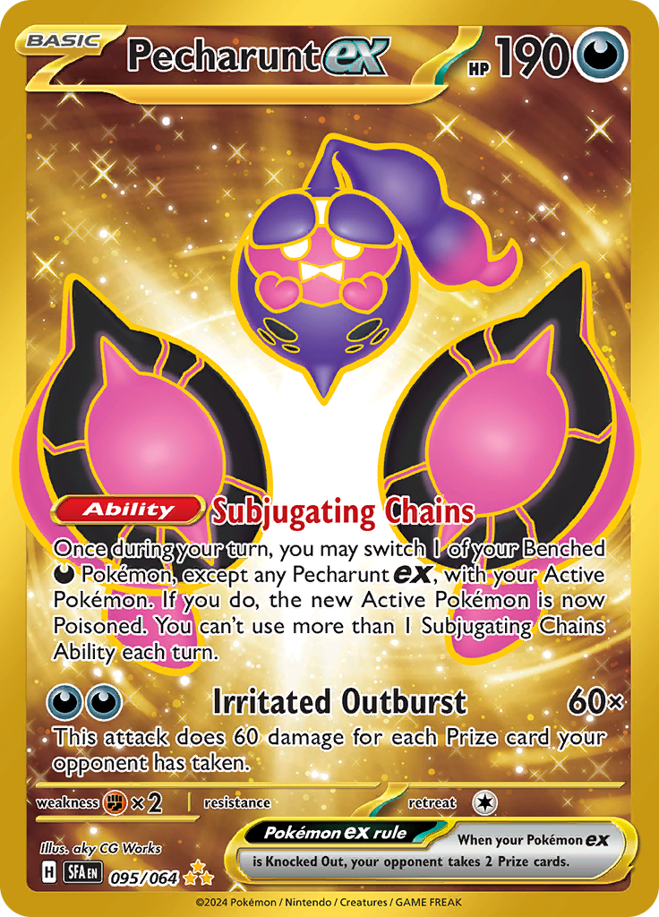 Pecharunt ex - 095/064 - Gold Secret Rare