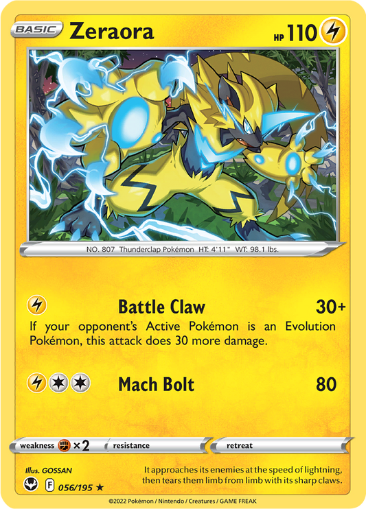 Zeraora - 056/195 - Rare