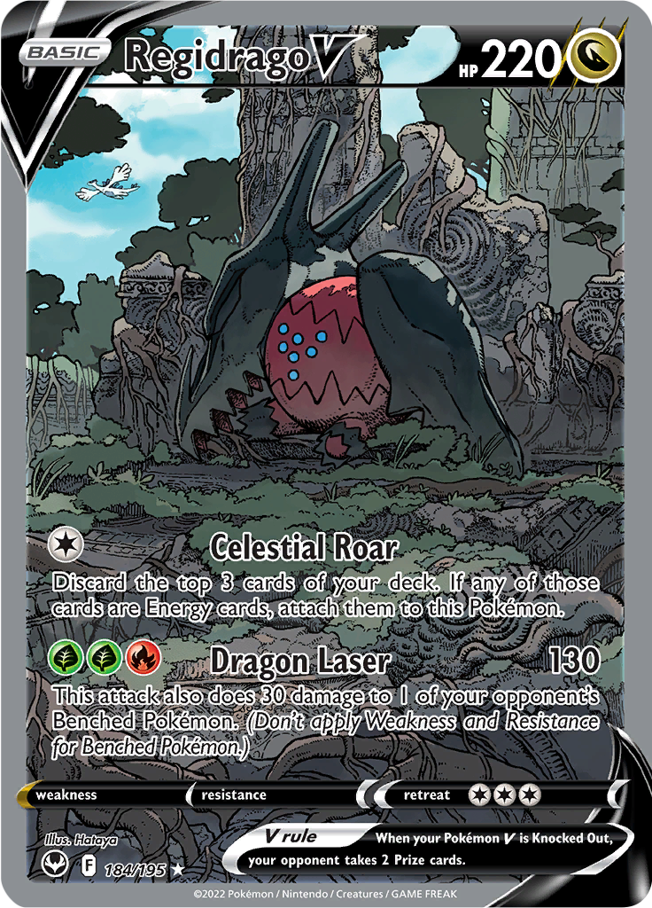 Regidrago V - 184/195 - Alternate Art Ultra Rare
