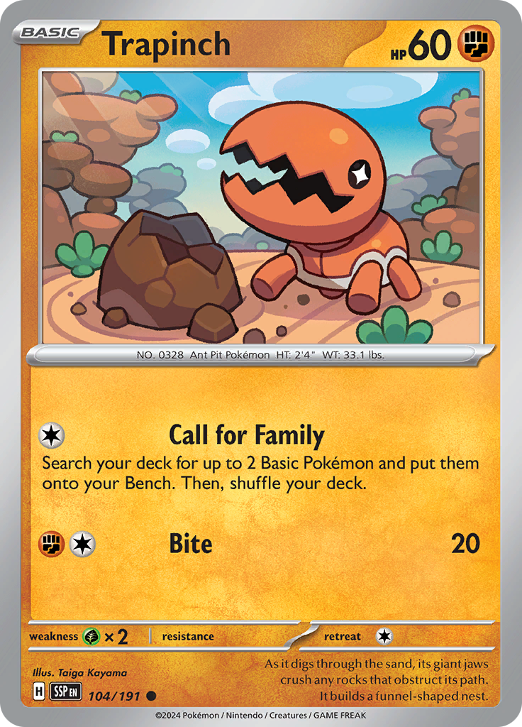 Trapinch - 104/191 - Common