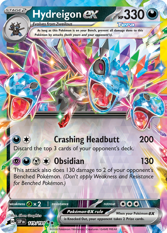 Hydreigon ex - 119/191 - Ultra Rare