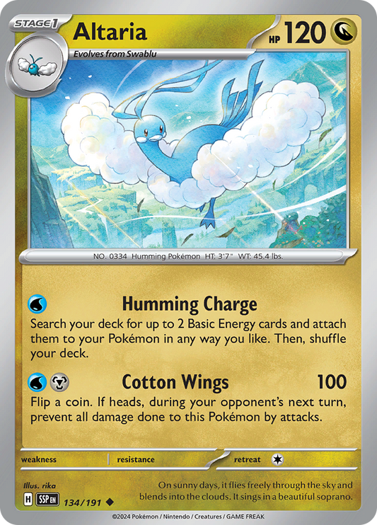 Altaria - 134/191 - Uncommon